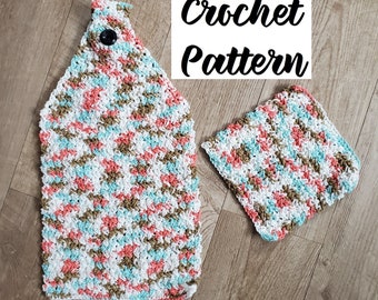 Cedar Kitchen Set - crochet pattern ONLY