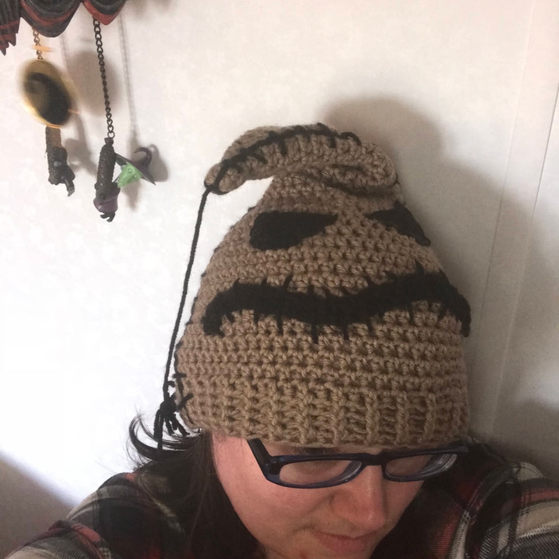 Oogie Boogie Man Inspired Hat Crochet PATTERN ONLY for adult Etsy