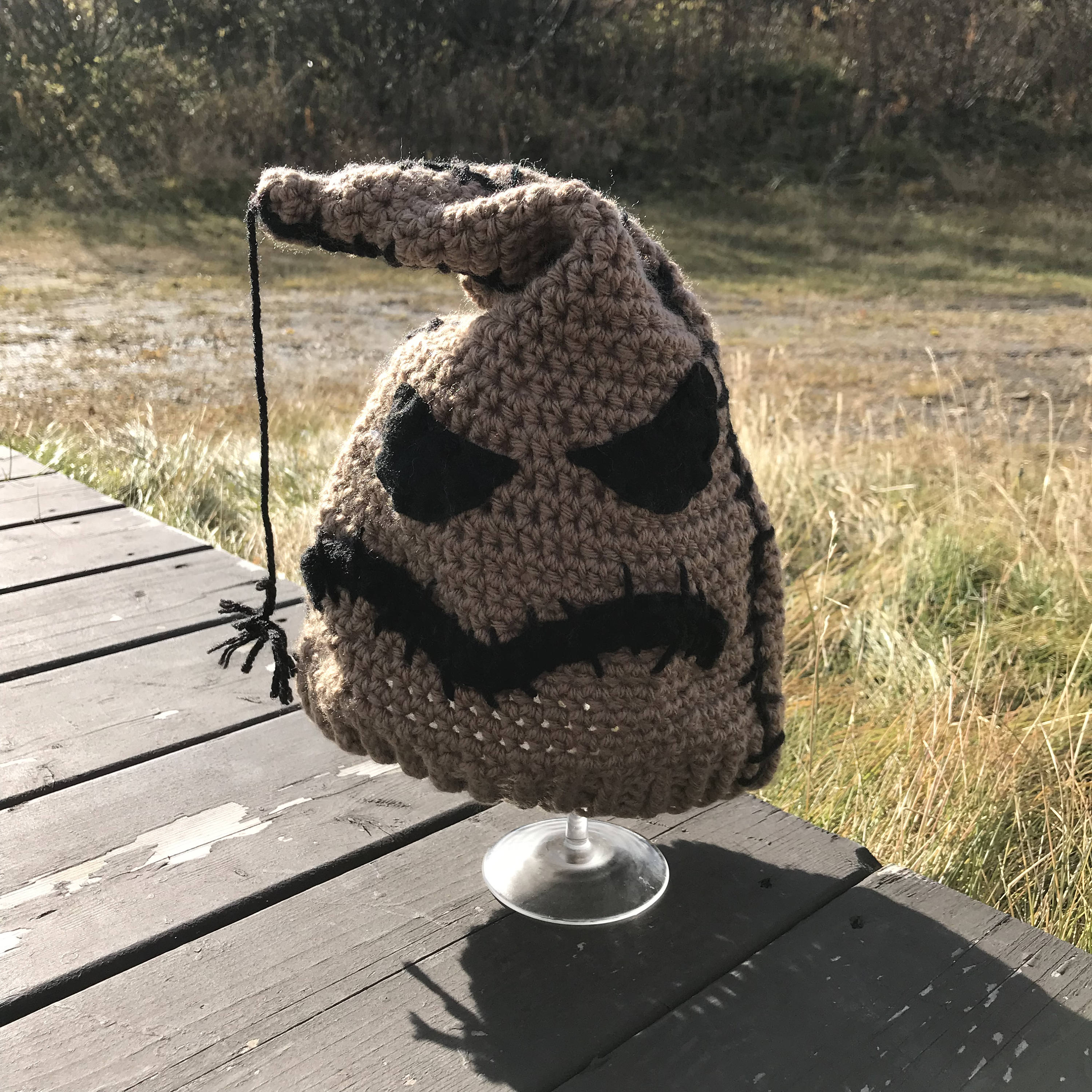 Oogie Boogie Man Inspired Hat Crochet 
