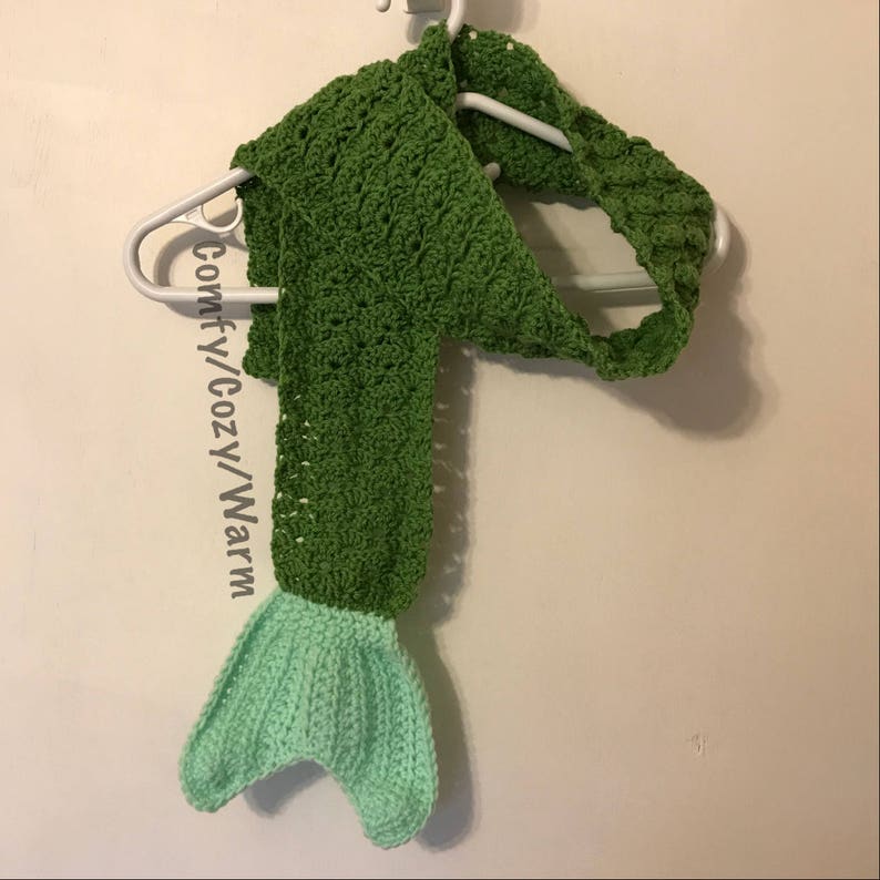 Download Pattern Mermaid Tail Scarf Crochet PATTERN ONLY | Etsy