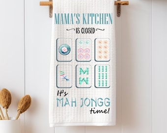 Mah Jongg handduk: Preppy Grandmillennial köksinredning