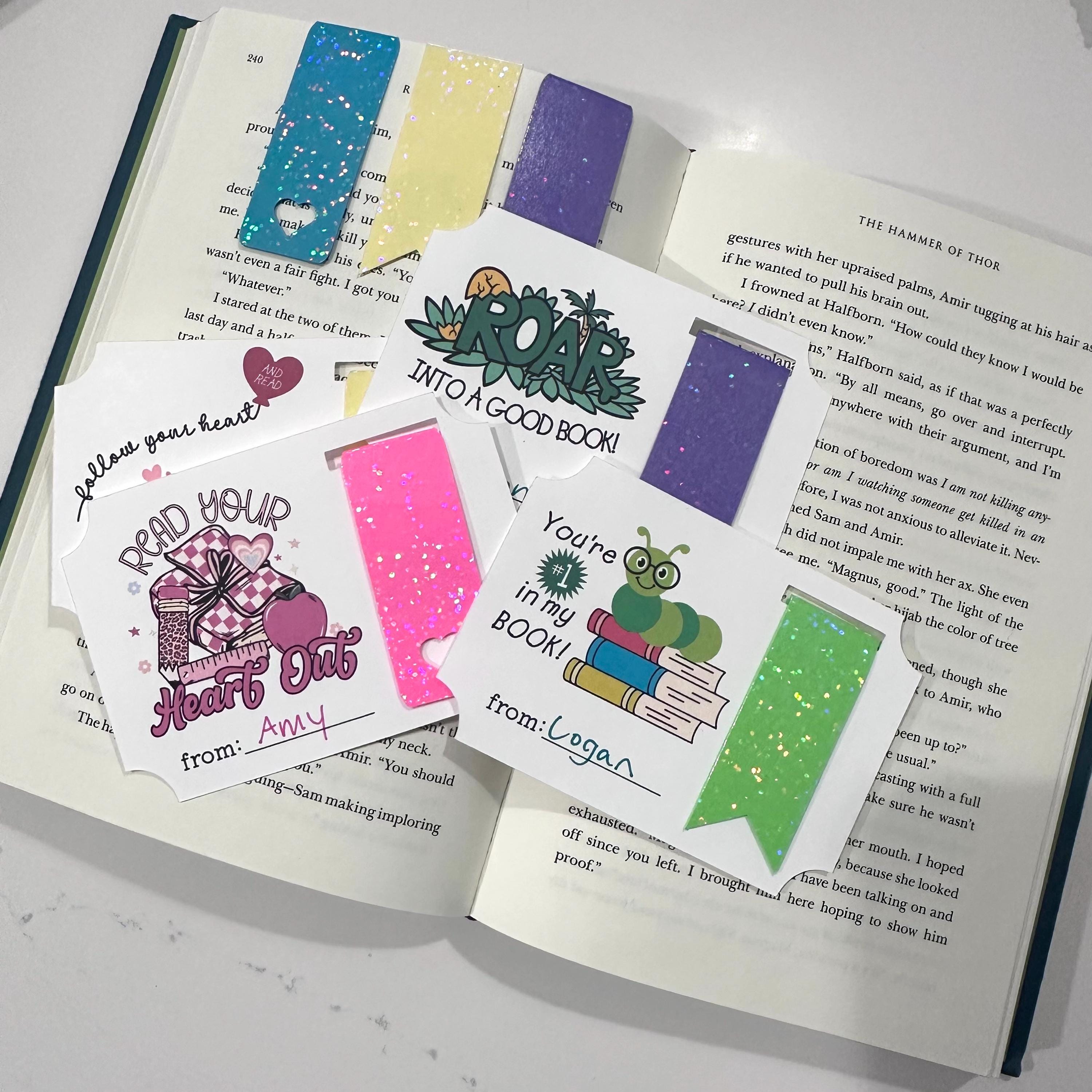 Valentine’s Card: You’re Number 1 in My Book Favor Card and Magnetic ...