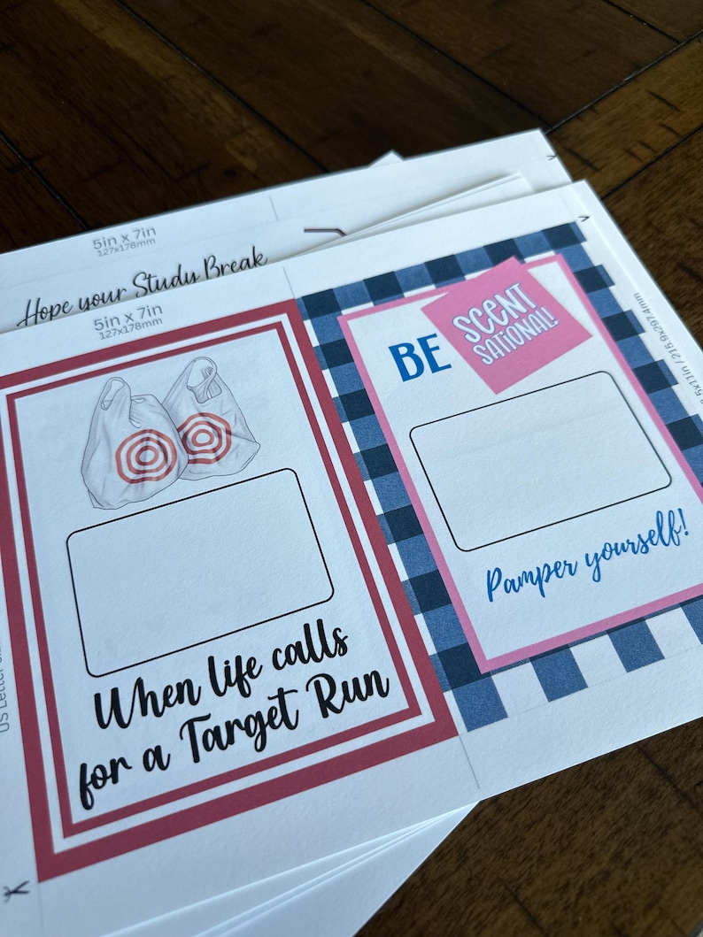 Libro de tarjetas de regalo de graduación de secundaria (imprimible, descarga instantánea) / Regalo de graduación de secundaria / Kit de supervivencia universitaria / Paquete de cuidado universitario imagen 8
