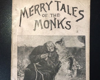 Merry Tales of the Monks, Stephalius, 1891, Paperback, Rare