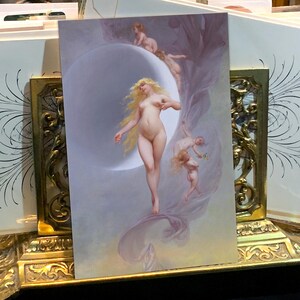 O Planeta Vênus de Luis Ricardo Falero, Conjunto de Cartões Postais Celestiais, 10 Cartões, 4 pol x 6 pol