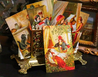 Classic Fairytales by Carl Offterdinger, Postcard/Greeting Card Set, Exclusively Designed, 6 Designs, 12 Cards