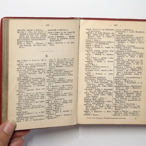 Dutch and Polish Vintage Dictionary, Neufelds Worterbucher, Peter Parylak, c1917 image 8
