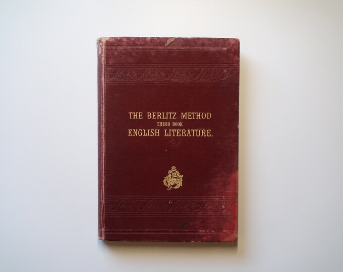 English Literature With Extracts and Exercises, M. D. Berlitz, 1902