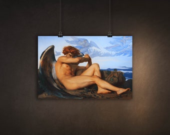 Gefallener Engel von Alexandre Cabanel, Poster / Digitaldruck, in verschiedenen Größen erhältlich