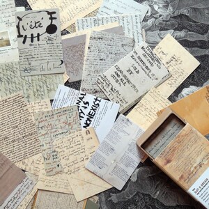 Cartas de amor, 100 minicartões frente e verso, ideais para projetos de scrapbooking, 1,25 pol. x 2 pol.