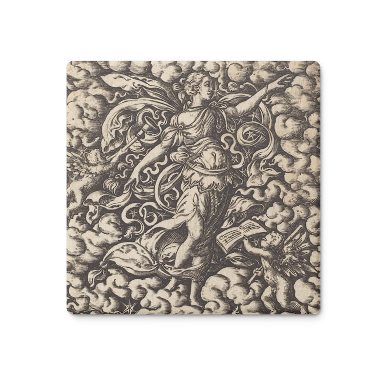 EbonNoir Musica by Virgil Solis Drink Coasters - Thumbnail 2