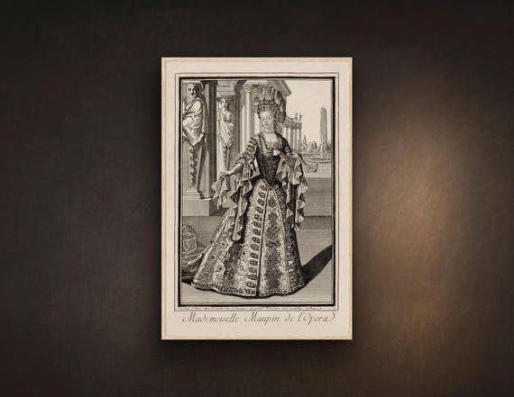 Julie D'aubigny, Known as Mademoiselle Maupin or La Maupin, Framed