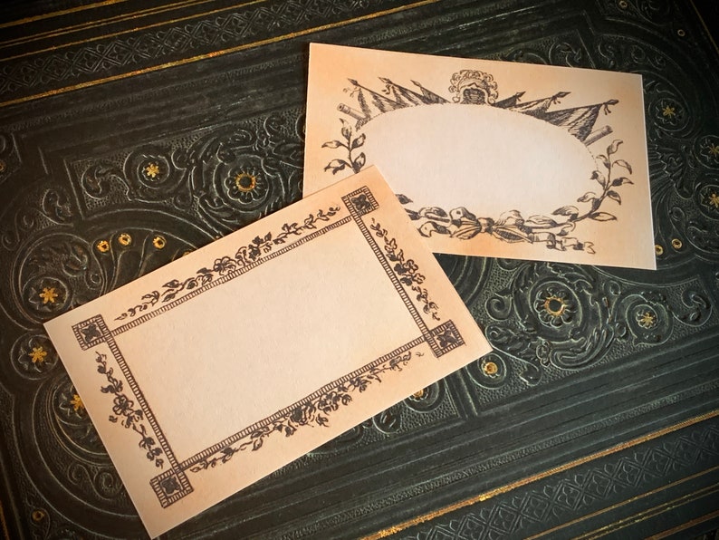 Vintage Victorian Labels, Crafted on Traditional Gummed Paper, Ideal ...