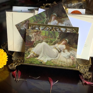 Titania de Frederick Douglass Michael, juego de postales de hadas, 4 x 6 pulgadas