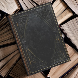 Gilded Era Black Book, Dark Academia, Hardcover Lined