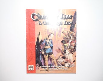 Character Law & Campaign Law, ICE Rolemaster #1300 , Illustrated, 2nd Ed., 1989