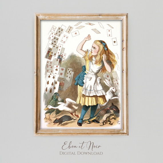 不思議の国のアリス ウォールデコ ジョン・テニエル 壁掛け ポスター