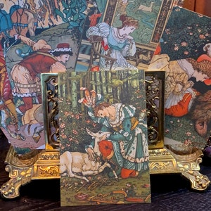 Fairytales by Walter Crane, Everyday Postcard/Notecard Set, 6 Designs, 12 Cards