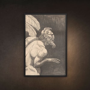 Centaur by Henri van der Stok, Art Deco, Framed Print, Available in Multiple Sizes