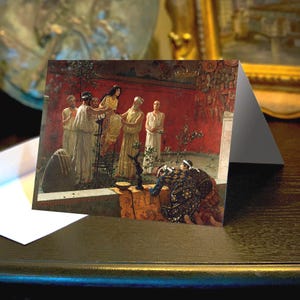 Ensemble de cartes de voeux/cartes de correspondance The Oracle par Camillo Miola, avec enveloppes blanches, 5 x 7 pouces
