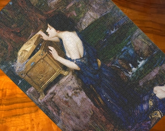 Pandora de John William Waterhouse, rompecabezas grande de 1014 piezas, 20 x 30 pulgadas