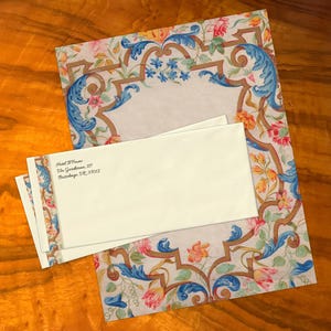 Giulietta, lujoso juego de papelería artesanal para escribir cartas, personalizado, 12 hojas/10 sobres