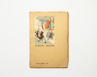 Kabuki Drama, Syutaro Miyake, Illustrated, Vintage Tourism Book, 1st Ed, 1938