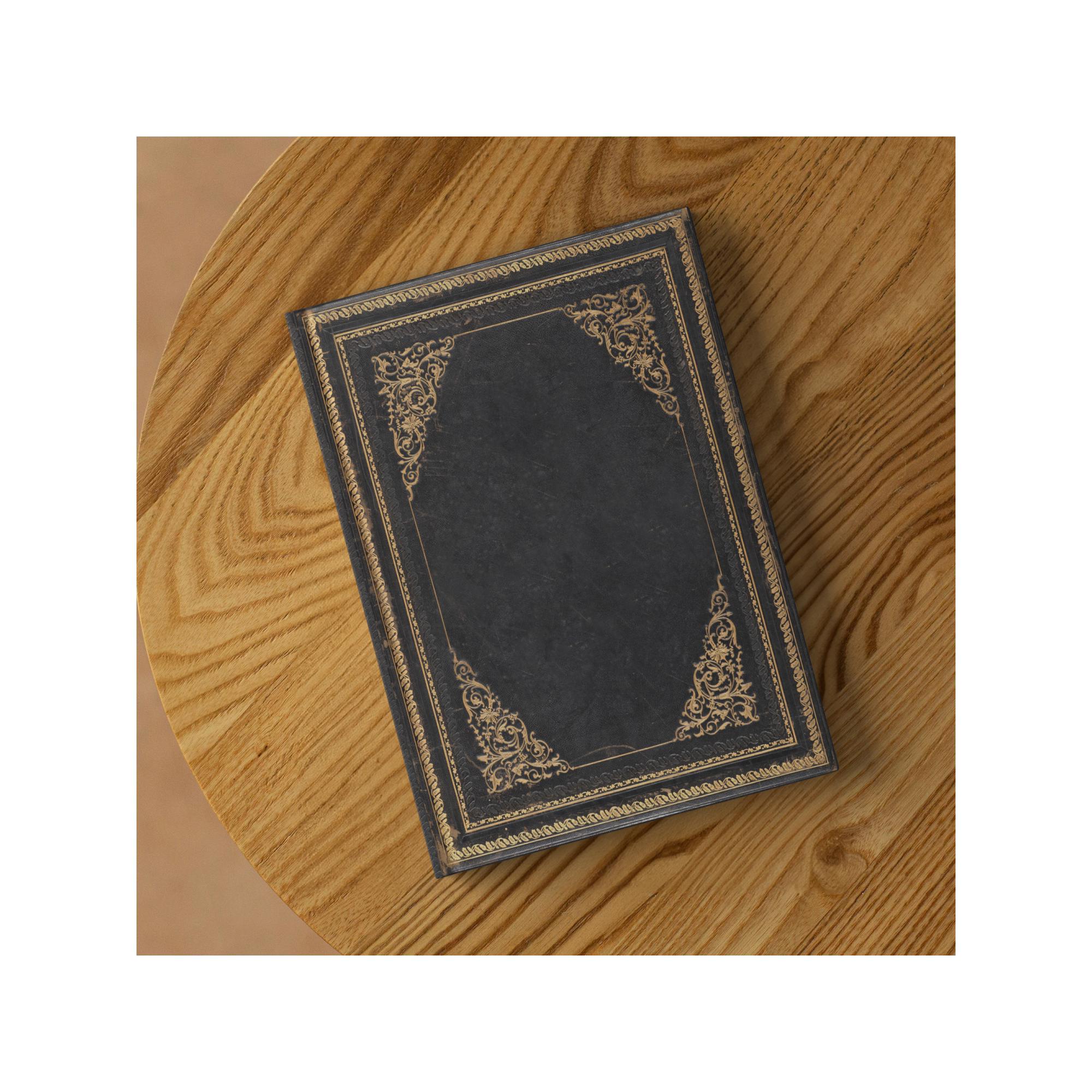 Gilded Era Black Book, Dark Academia, Hardcover Lined