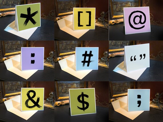 Punctuation E Cards