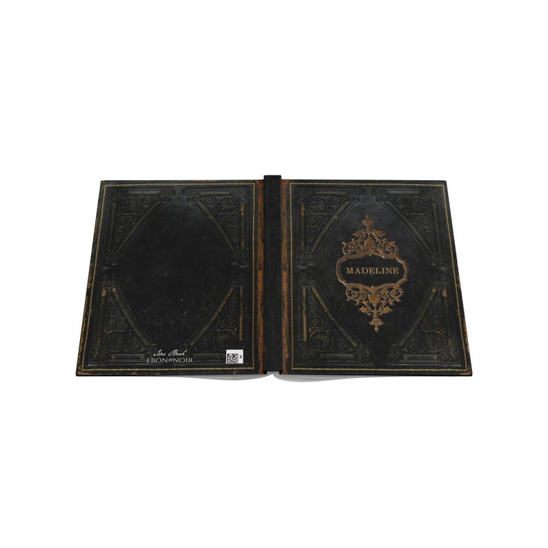 Dark Poetry Personalized Gothic Hardcover Lined Journal With 150 Perforated Pages image 4