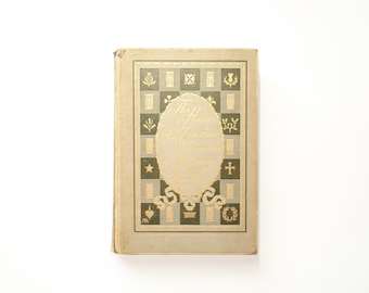 May include: A vintage book titled "The Hunt's Familiar of Homers in History and Literature" with a gold and green cover.