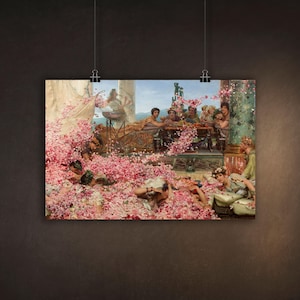 The Roses of Heliogabalus by Sir Lawrence Alma-Tadema, Museum Quality Poster Print, Available in Multiple Sizes