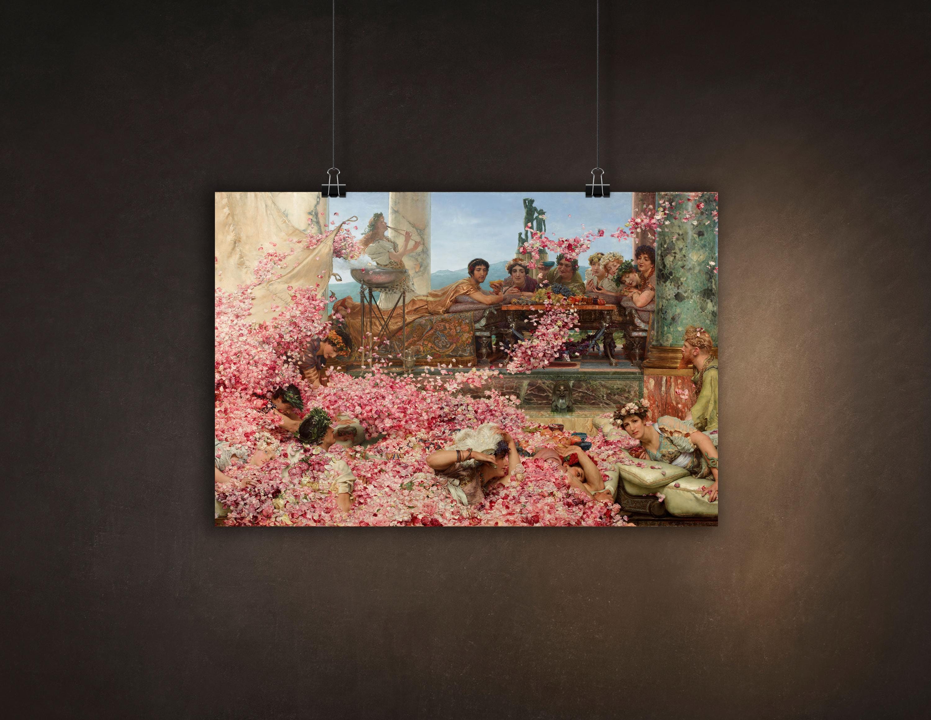 サー・ローレンス・アルマ＝タデマ作「ヘリオガバルスの薔薇」、美術館
