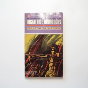 Tarzan e os Homens Leopardo, por Edgar Rice Burroughs, Capa comum, 1964
