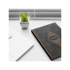 Dark Poetry Personalized Gothic Hardcover Lined Journal With 150 Perforated Pages image 9