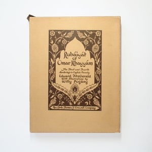 Rubaiyat of Omar Khayyam, Illustrated by Willy Pogany, 1st Ed, in Original Box