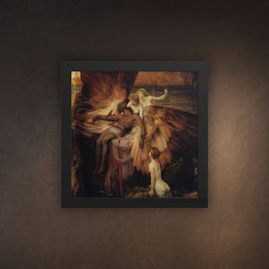 Lament for Icarus by Herbert James Draper, Framed Print, Available in Multiple Sizes