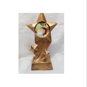 Shooting star award, custom corporate award, Star sport award, star resin award, custom star award, custom award, shining star award, gift