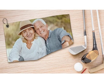Personalized Double Sided Golf Towels - Father's Day, Dad Appreciation - Multiple Size Options