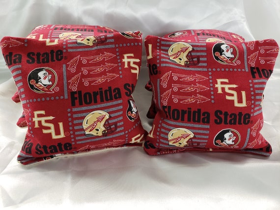 thumbnail image 2 of Florida State Seminoles Cornhole Bags – Set Of 8 Handcrafted Bean Bags For Corn Hole 2 of 6