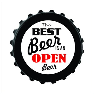 Personalized Bottle cap opener, beer opener, customized bottle opener, bottle opener with magnets, custom bottle opener, beer drinker gift