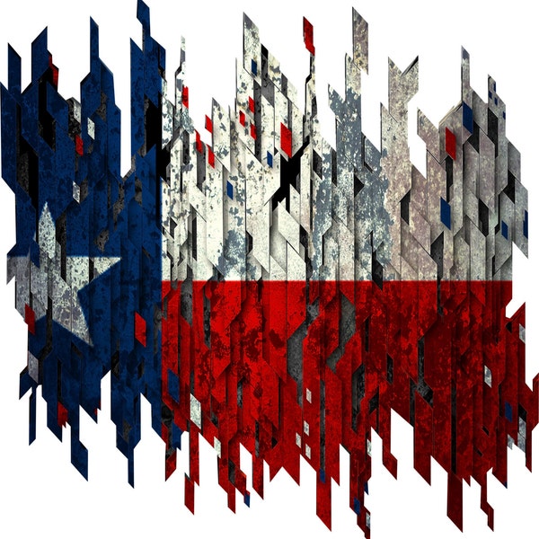 Distressed texas flag decal, full color texas flag decal, texas flag sticker, texan flag laptop sticker, vinyl decal, vinyl sticker