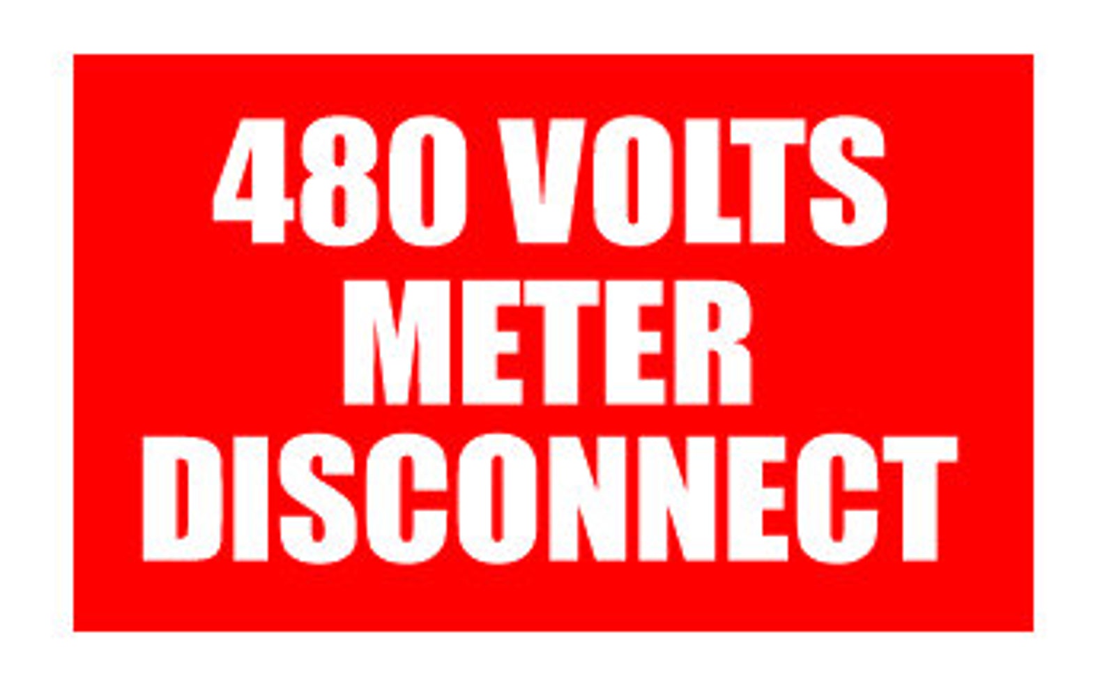 Electrical Tags Electrical Labels Electric Meter Tags Etsy