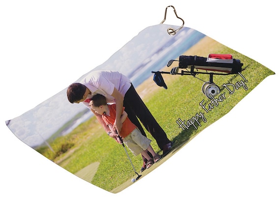 Personalized Golf Towels Custom Picture Golf Towels Picture Towels Customized Golf Towel Fathers Day Gift Christmas Gift Custom Towel Etsy