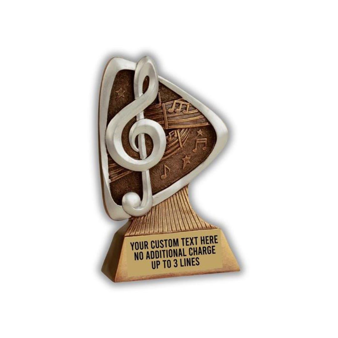 Music/Band OR Dance Award Plaque 4x6 Trophy FREE custom