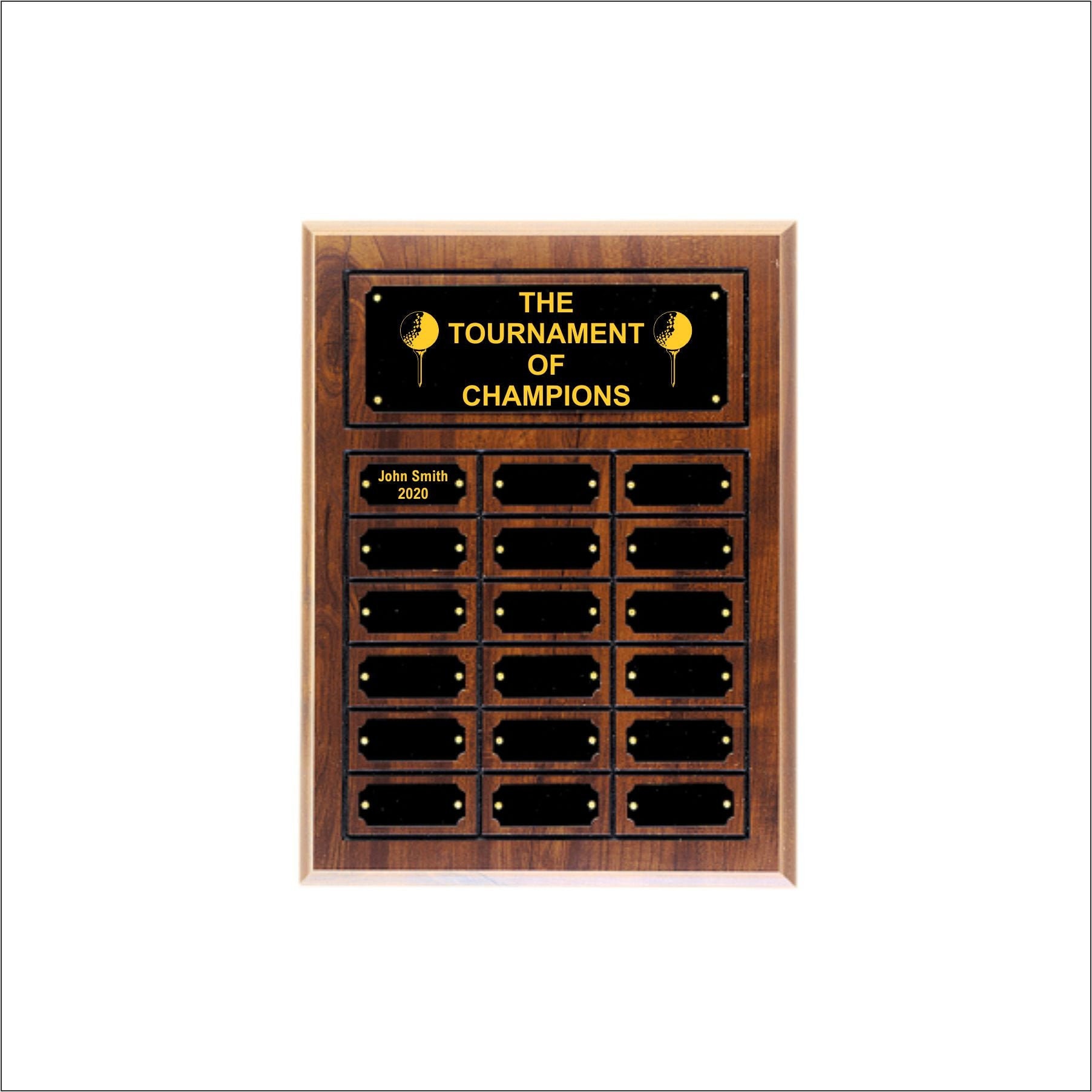 6x8 Personal achievement plaque, business success plaque, outstanding
