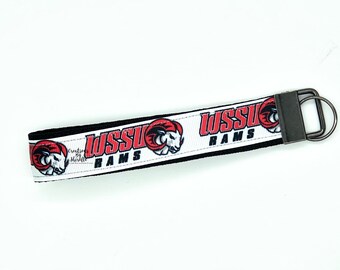 Winston Salem State University Keychain: WSSU Rams Key Fob