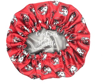Winston Salem State University Satin Bonnet: Ram Pride Sleep Cap