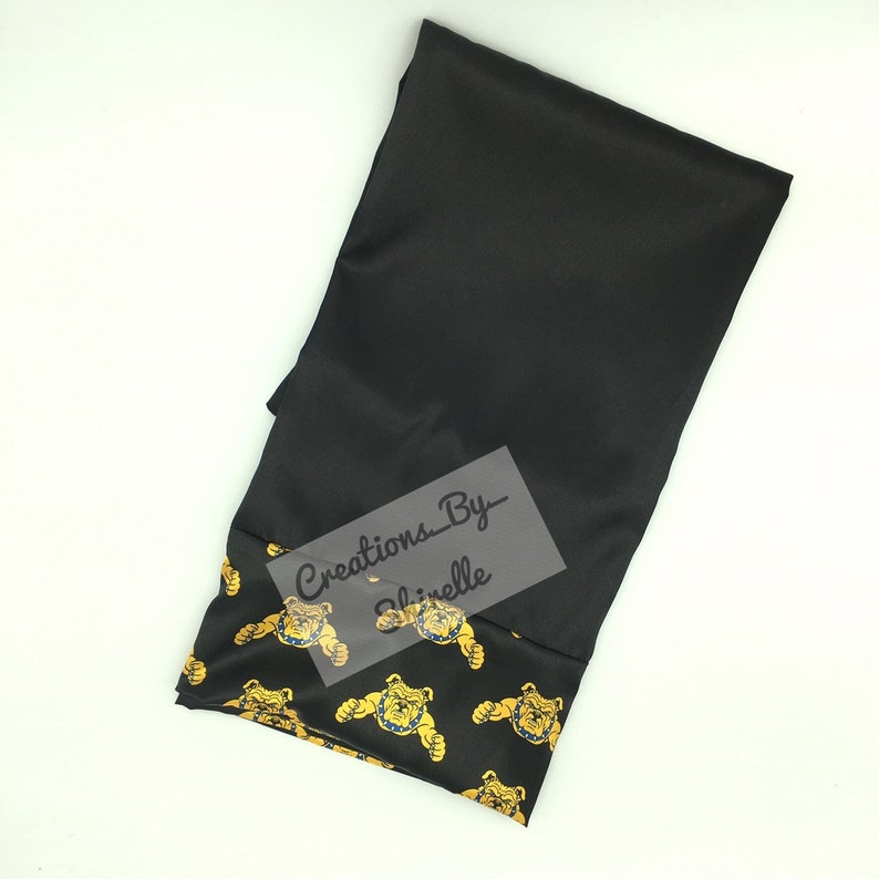 North Carolina A/&T satin pillowcase pillowcases and King Size Available in Standard AGGIE DOG Queen satin Ayantee NCATSU