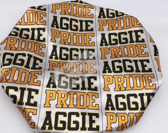 NCATSU Aggie Pride Satin Sleep Bonnet - Reversible